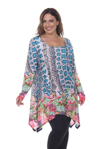 Plus Snake print Tunic