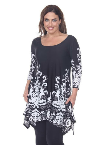 Plus Black/White Tunic