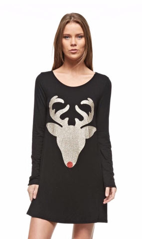 Black Christmas Tunic